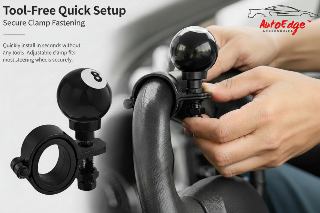 AutoEdge 8-Ball Knob - Correct Logo