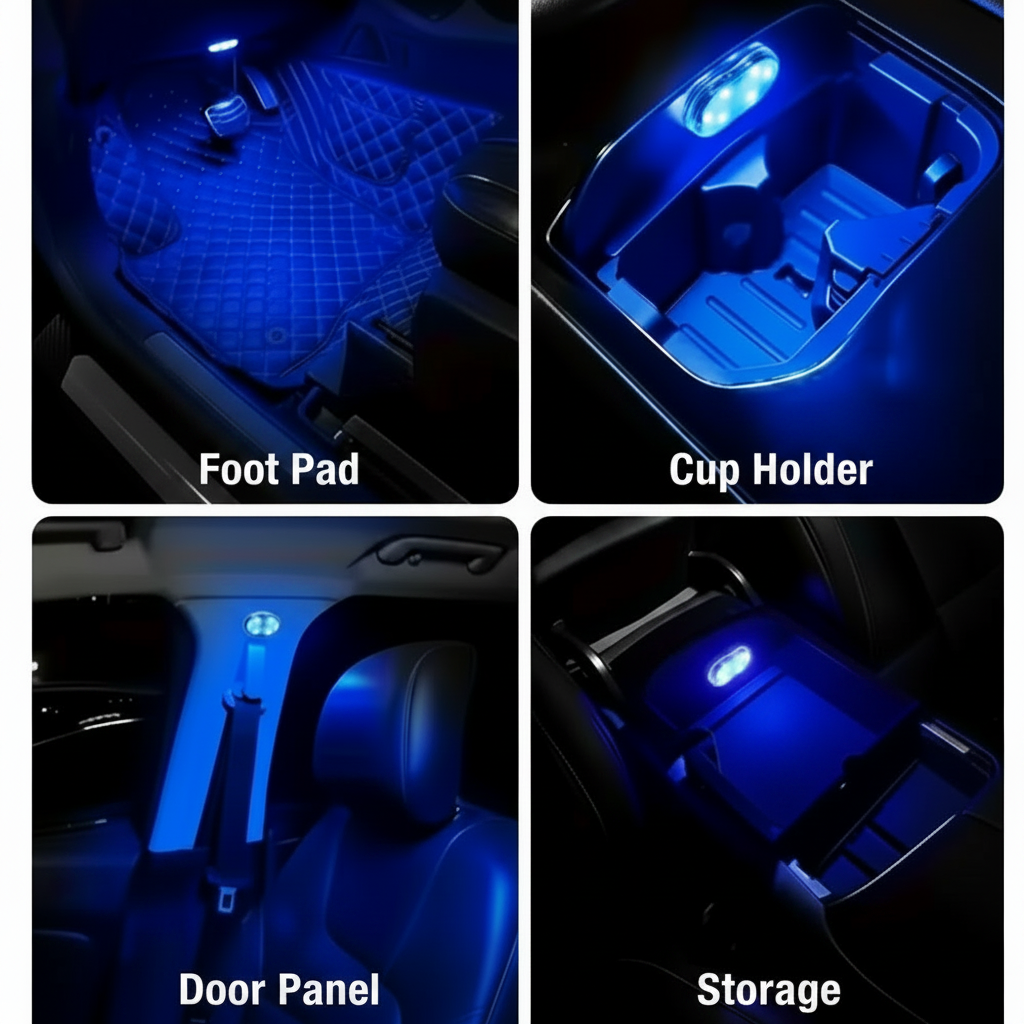 LED Light Grid - Text Added